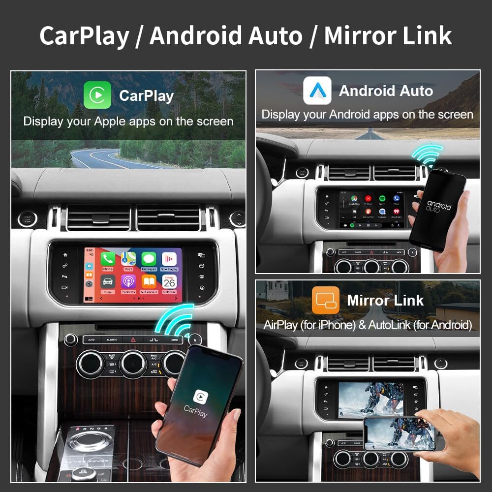 Wireless Carplay Android Auto Retrofit Kit Decoder für Land Rover/Jaguar with Bosch System 2015-2016