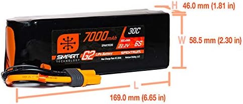 22.2V 7000mAh 6S 30C Smart G2 LiPo Battery: IC5
