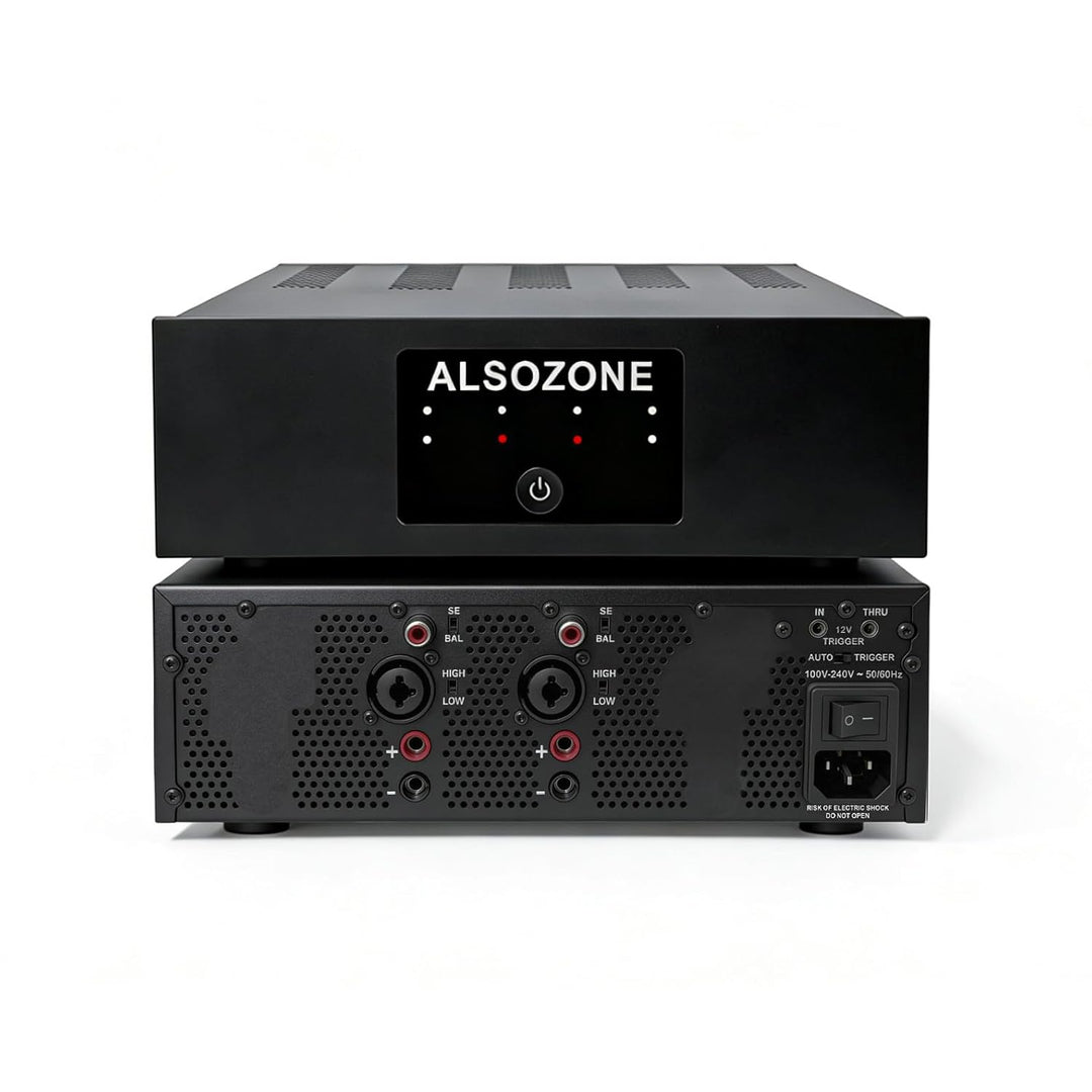 3eAudio PAM152 Multikanal-Endstufe – 2-Kanal Verstärker mit 150W pro Kanal, GaN-Netzteil, PFFB-Techn