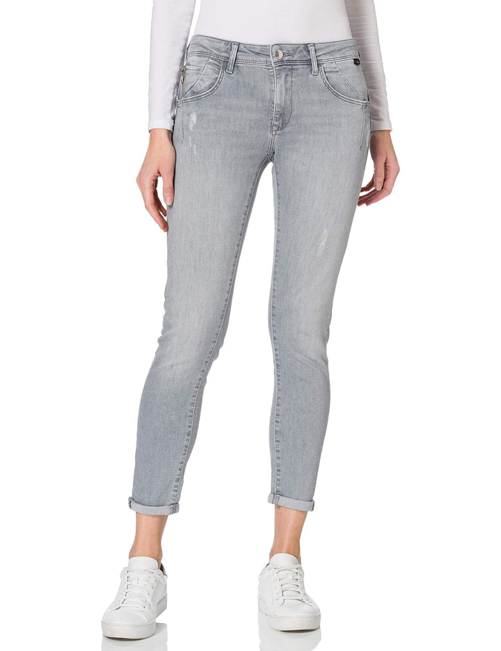 Mavi Damen Jeans Lexy 24W / 27L Hellgrau, 24W / 27L Hellgrau