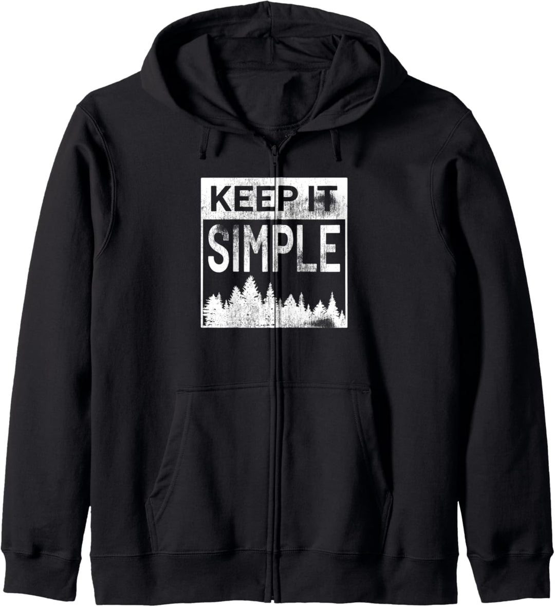 Keep it Simple Kleidung Heimwerker Schreiner Handwerker Kapuzenjacke