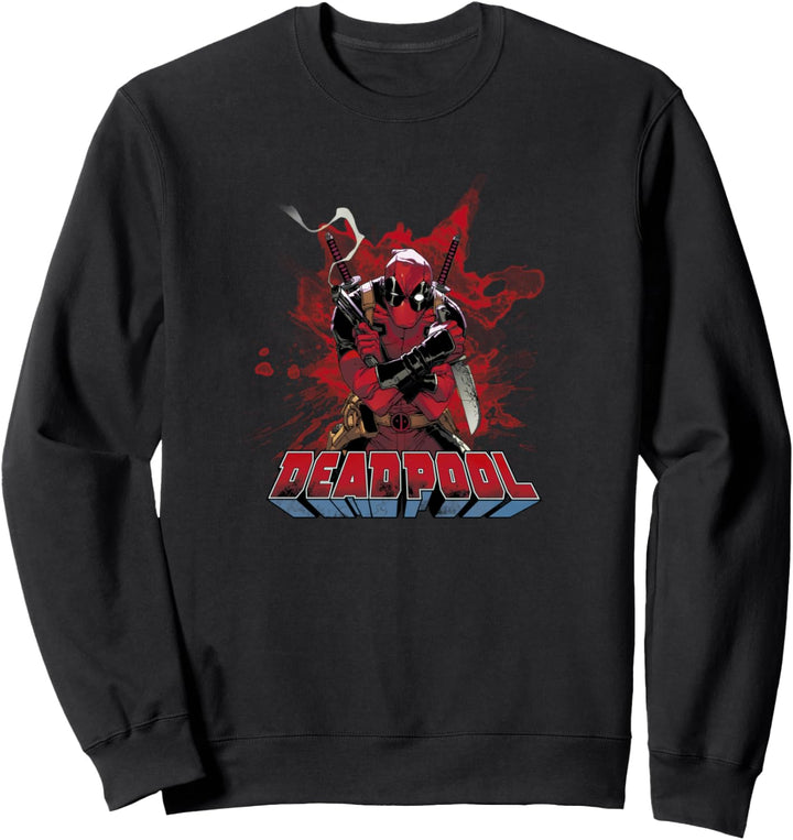 Marvel Deadpool Blood Sweatshirt