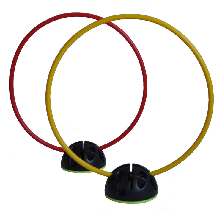 Agility Hürden und Reifen-Set (rot, gelb)