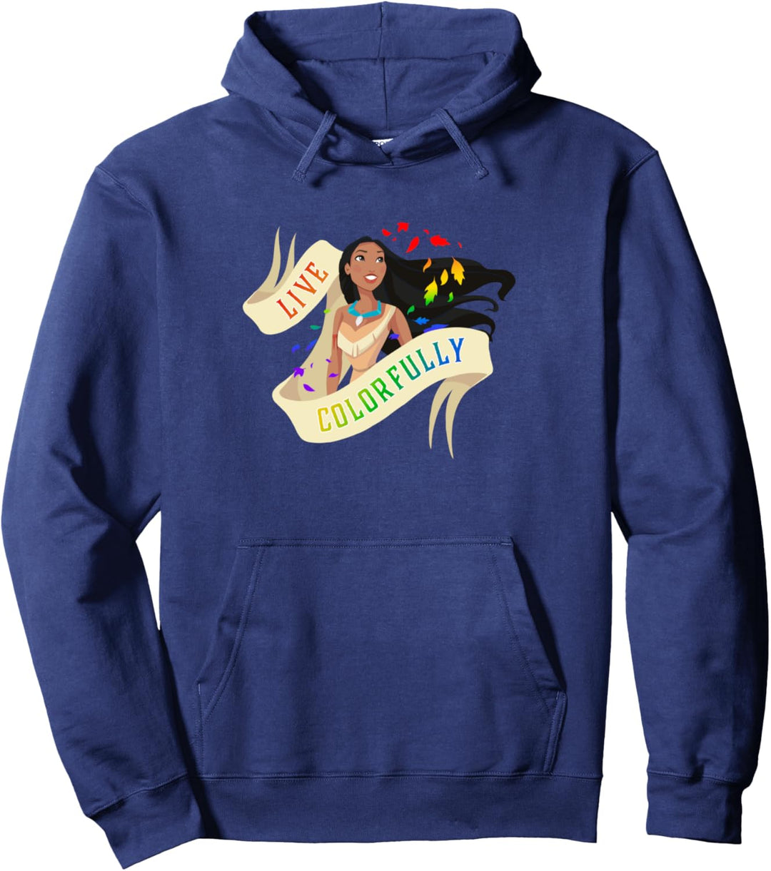Disney Pocahontas Live Colorfully Portrait Pullover Hoodie