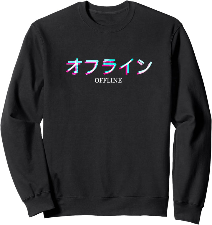 Glitch weirdcore aesthetic clothes dreamcore Offline Sweatshirt