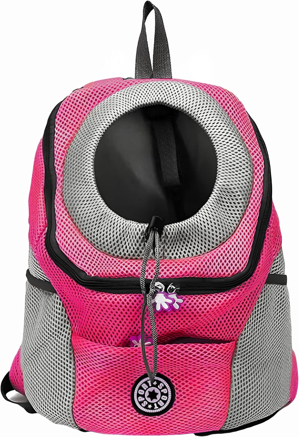 Hunderucksack Hunde Transportbox Tragetasche Verstellbarer Haustier Rucksack Welpentasche Atmungsakt