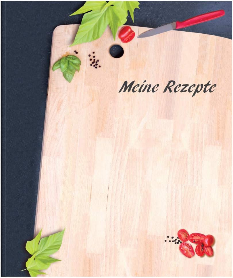 PRICARO Rezeptordner Komplett-Set "Schneidebrett", A4, 8 teilig
