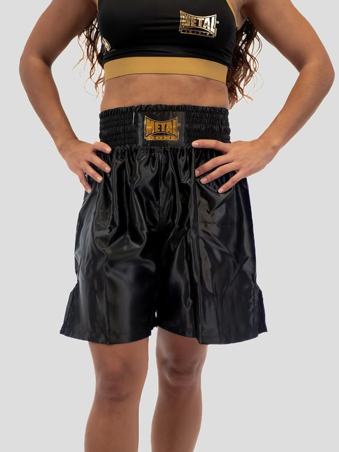 METAL BOXE - Englische Proline Box-Shorts M Schwarz / Gold, M Schwarz / Gold