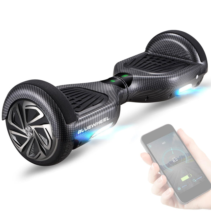 Bluewheel 6,5" Premium Hoverboard HX310s – Elektroboard mit LED, Bluetooth Lautsprecher, starker Dua
