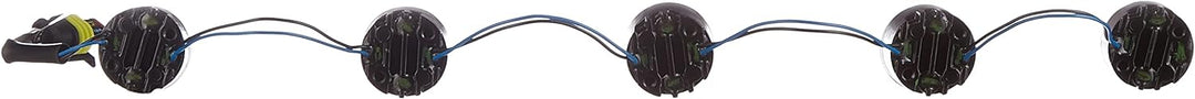 HELLA - LED-Tagfahrleuchtensatz - LEDayFlex - 12/24V - rund - Einbau - Lichtscheibenfarbe: glasklar