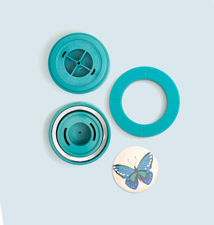 AMERICAN CRAFTS / WE R MEMORY Knopfleiste, gross 661081 Grösse L (58 Mm), Grösse L (58 Mm)