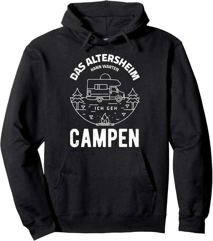 Wohnmobil Camper Camping Caravan Lustiges Rentner Geschenk Pullover Hoodie