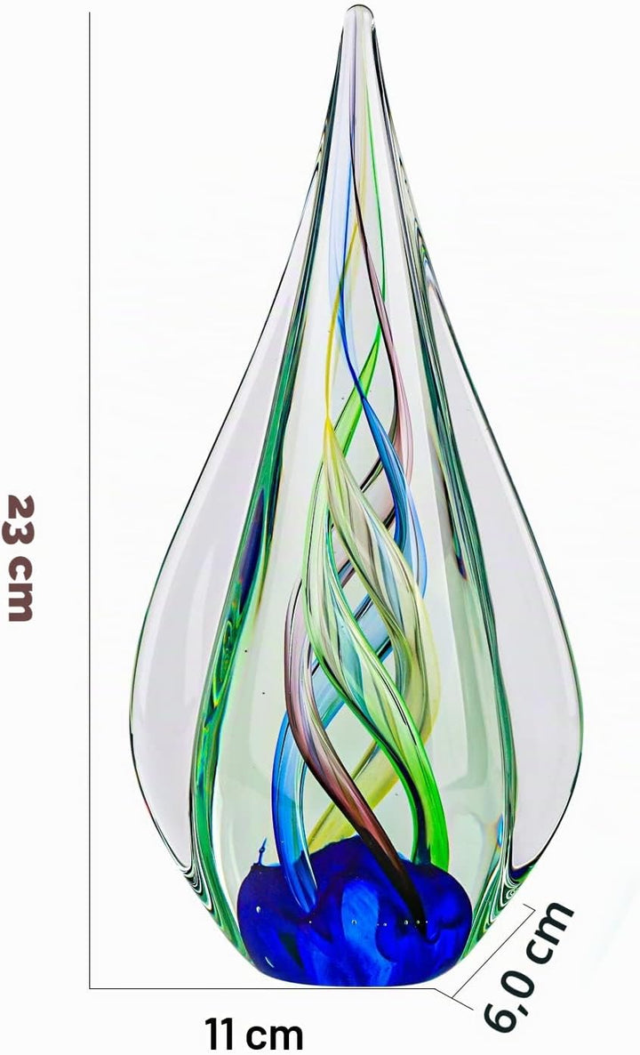 Glaskunst-Statue (A), A