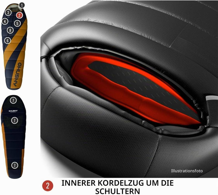 Husky Kunstfaserschlafsack Ladies Motion -20°C