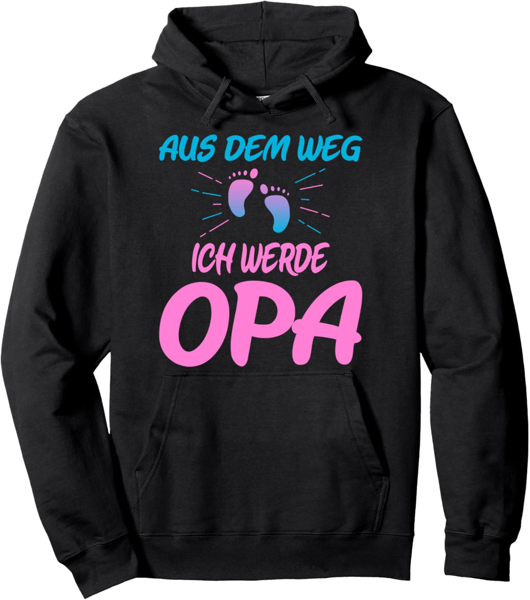 Aus dem Weg ich werde Opa Schwangerschafts Ankündigung Pullover Hoodie