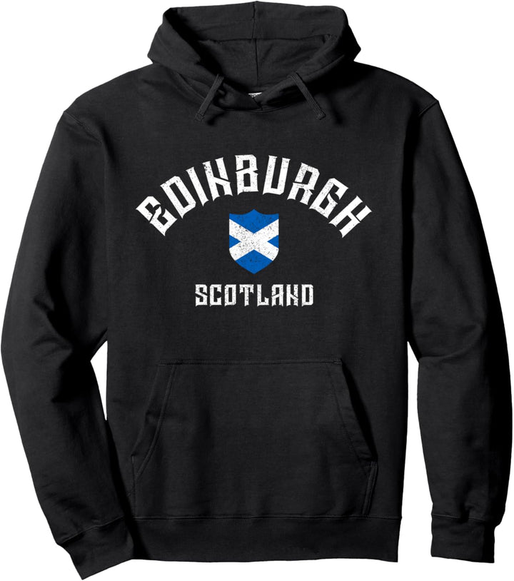 Edinburgh Schottland Schottische Flagge Pride Pullover Hoodie
