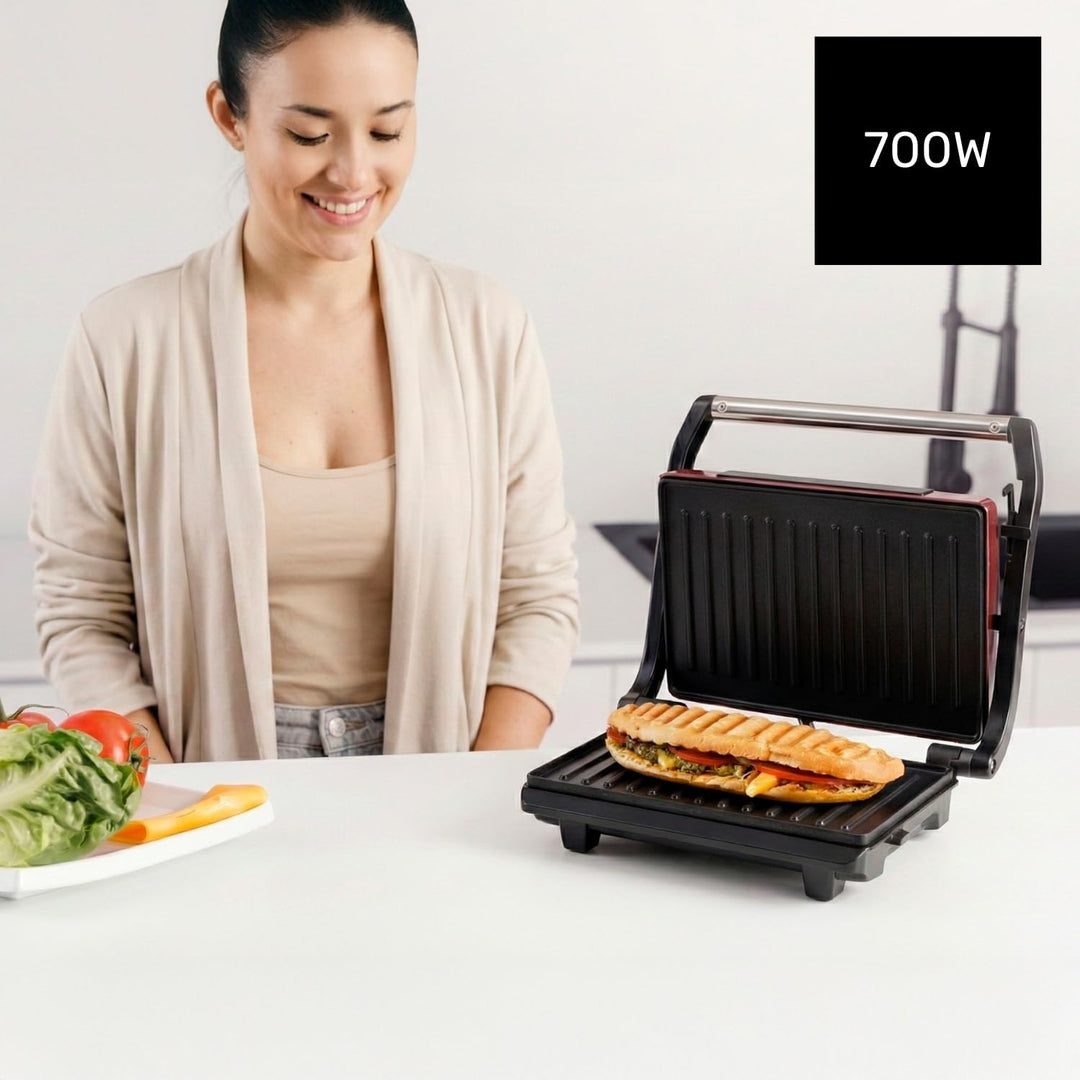 Taurus Kontaktgrill Toast &amp; Co, 700 W Bordeaux, Bordeaux