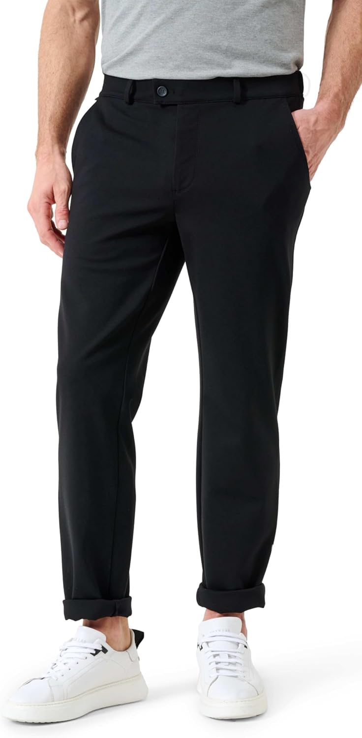 EUREX by Brax Style THILO Herren Flatfronthose Bestformer Cut 25W / 32L Schwarz, 25W / 32L Schwarz