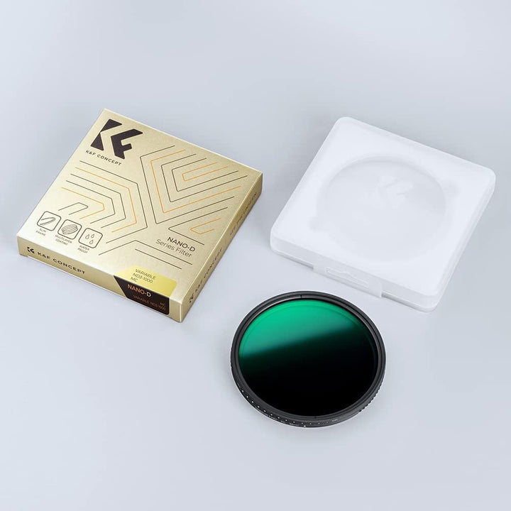 K&amp;F Concept D-Serie Variabler ND Filter ND3-ND1000 Graufilter 58mm(1.5-10 Blendenstufen), 58mm