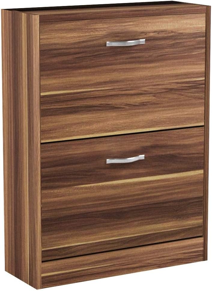 Home Discount 2 Schublade Schrank Schuhschrank Schuhregal Organizer Pull Down Möbel aus Holz Holz Ei