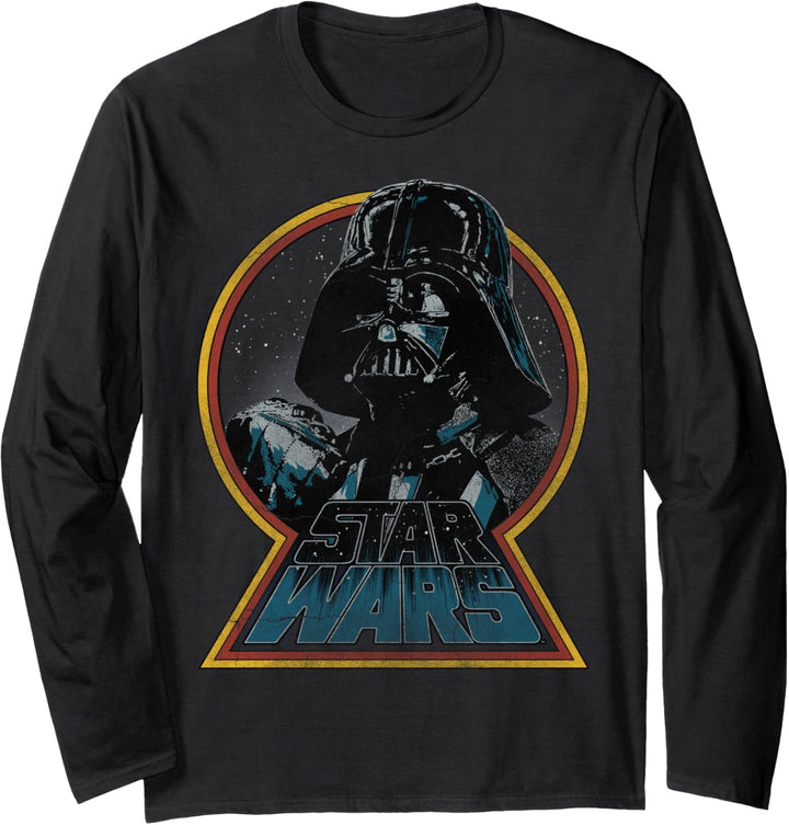 Star Wars Darth Vader Keyhole Logo Langarmshirt