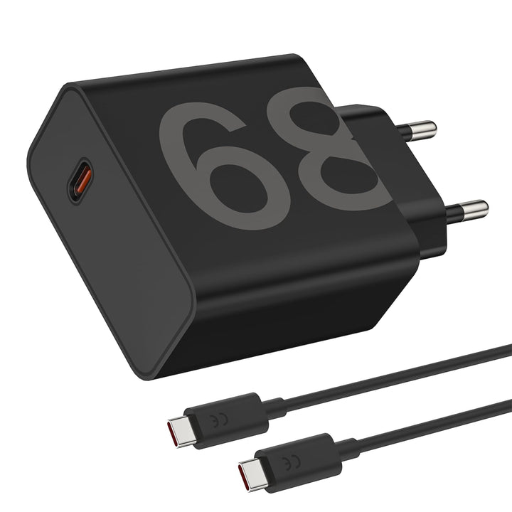 68W USB C Ladegerät Ladekabel für Motorola Edge 70, 60 Neo, 60 Pro, 50 Ultra, 50 Pro, 40 Neo, 40 Pro