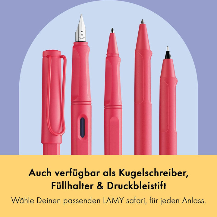 Lamy safari sunset Tintenroller – zeitlos klassischer Stift mit ergonomischem Griff & Strichbreite M