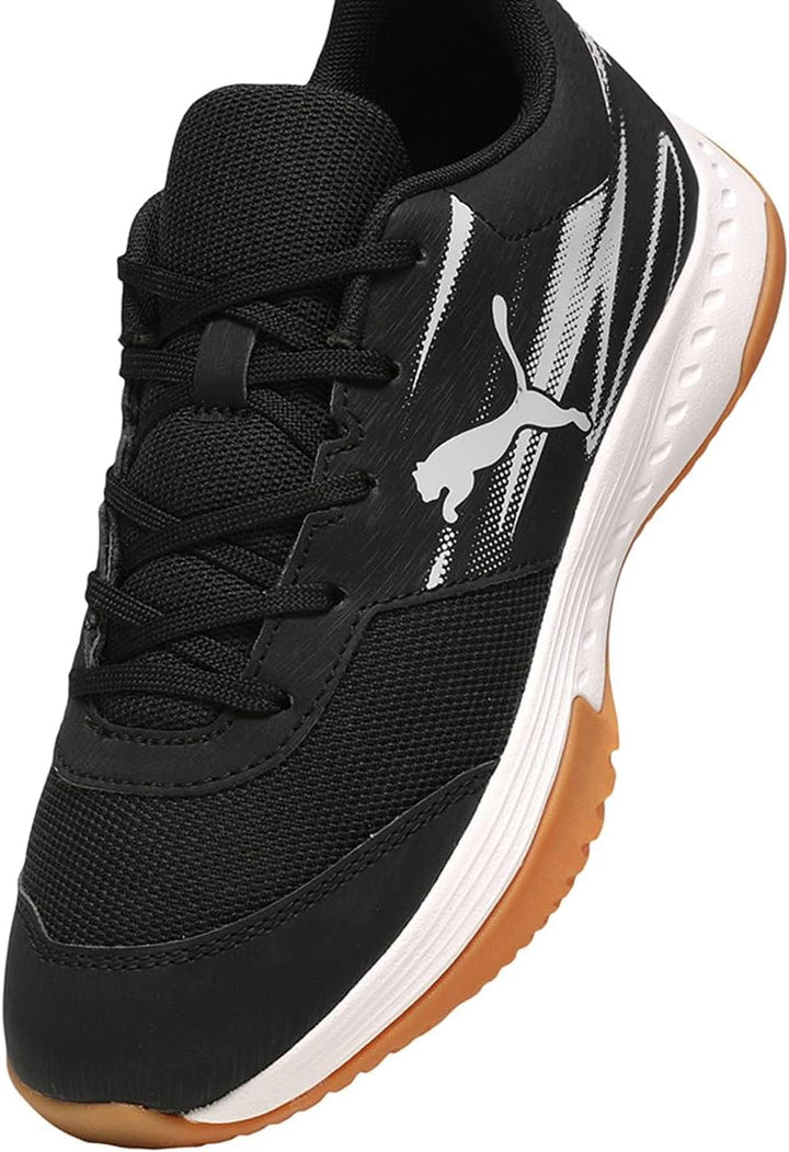 PUMA Unisex Kinder Varion Ii Jr Indoor Court Shoe 33 EU Puma Black Cool Light Gray Gum, 33 EU Puma B