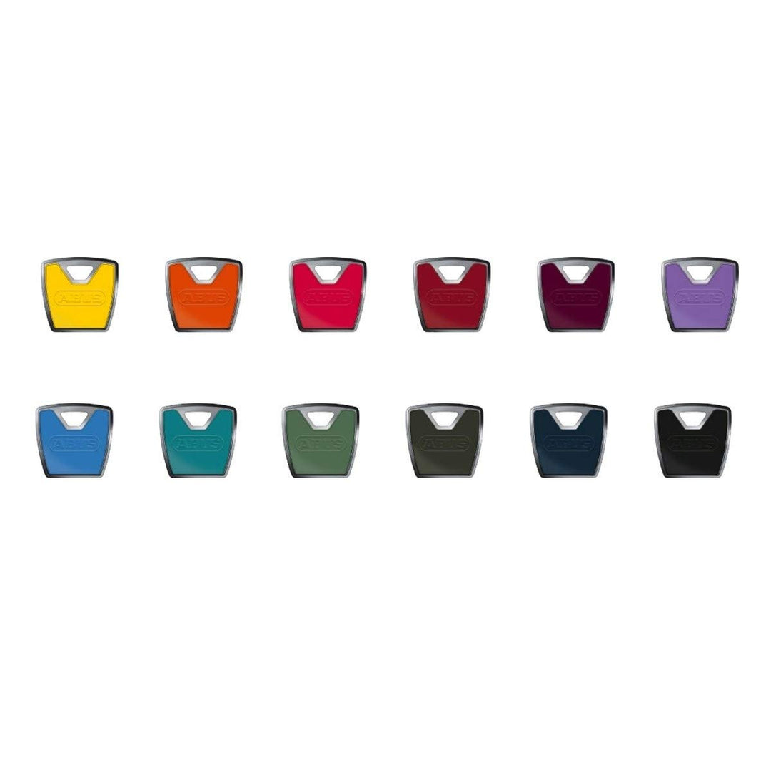 ABUS Design-Clip für XP20S Schlüssel - Farbkappe zum selber wechseln - violett (5er Set) 5er Set vio