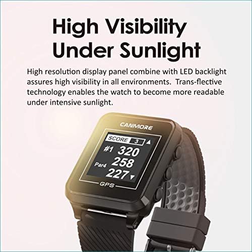 CANMORE TW356 GPS Golf-Uhr (orange), orange