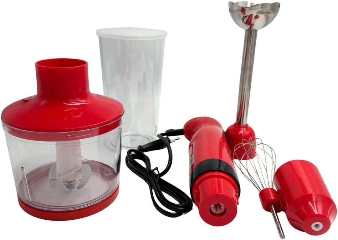 3 PAGEN® 4-in-1 Stabmixer Set BlendXpress – Spülmaschinenfest Aufsätze – Kompakte Masse und umfangre