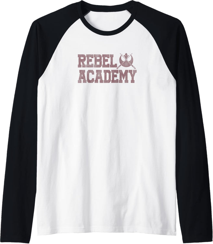 Star Wars Rebel Academy Collegiate Logo Raglan