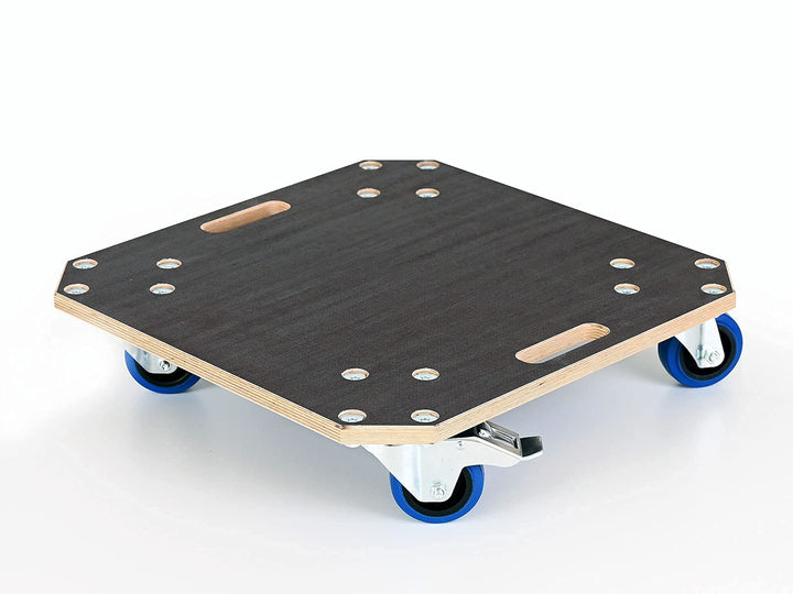 Rollbrett (Schwerlast) | Made in Germany | stabile Verarbeitung | 4 professionelle Vollgummirollen (