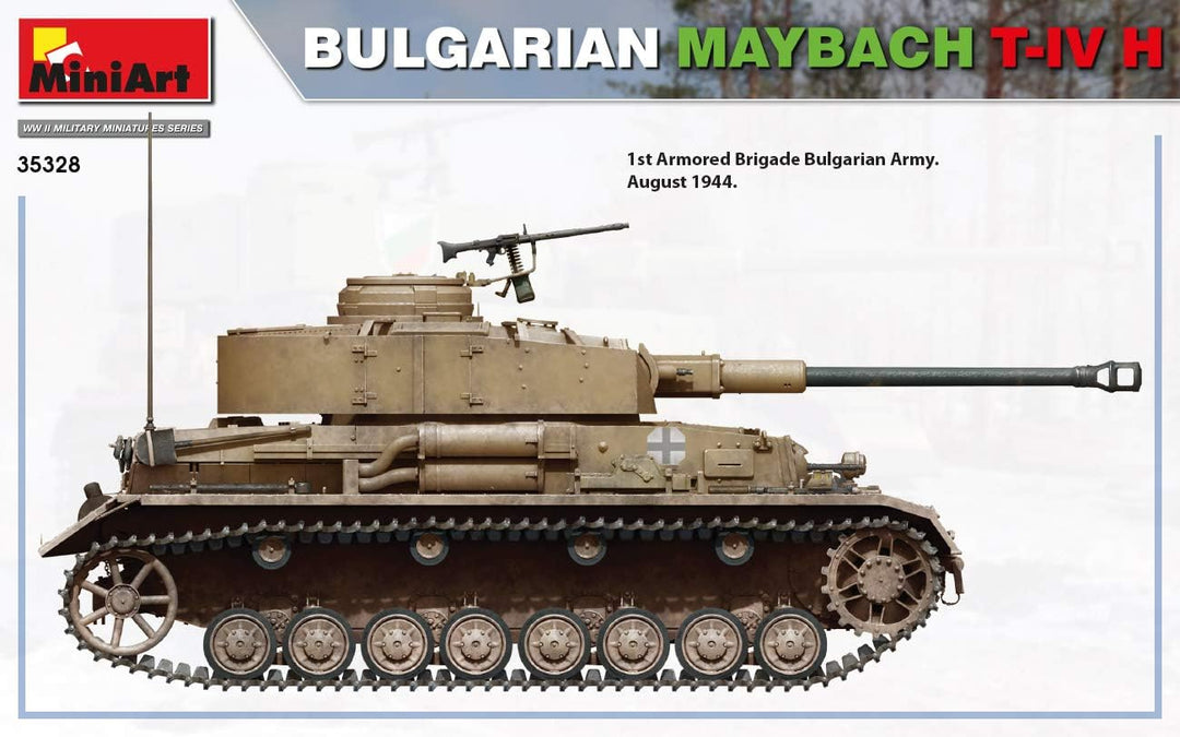 Miniart MIN35328 Bulgarischer Maybach T-IV H im Massstab 1:35 Plastikmodellbausatz, verschieden