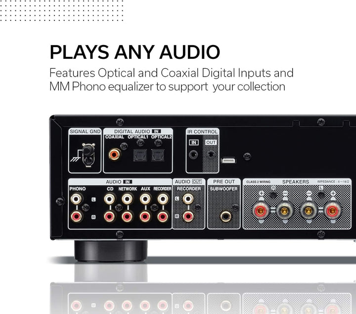 Denon PMA600NE HiFi-Verstärker, Endstufe mit Bluetooth, Phono-Equalizer, 1x Koaxial- & 2x Optischer