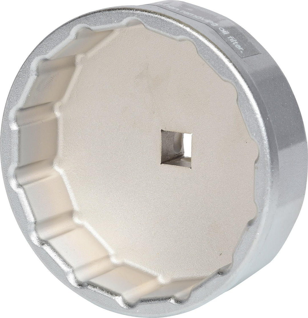 KS Tools 150.9215 3/8" Ölfilter-Schlüssel, SW 74,2mm, 14 Flächen