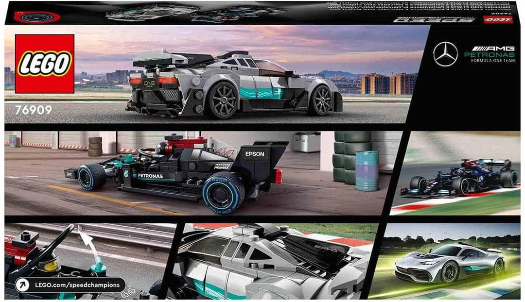 LEGO Speed Champions - 76909 Mercedes-AMG F1 W12 E Performance &amp; Mercedes-AMG Project One