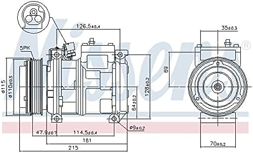 NISSENS 89093 Kompressor, Klimaanlage