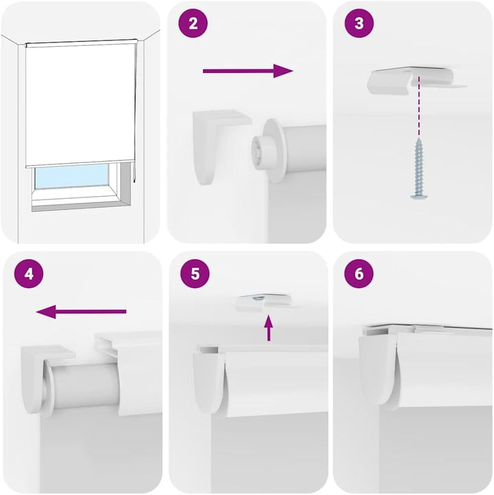 vidaXL Duschrollo mit Kassette 70x240 cm Stoffbreite 66 cm, Duschvorhang, Badewannenvorhang, Seitenz
