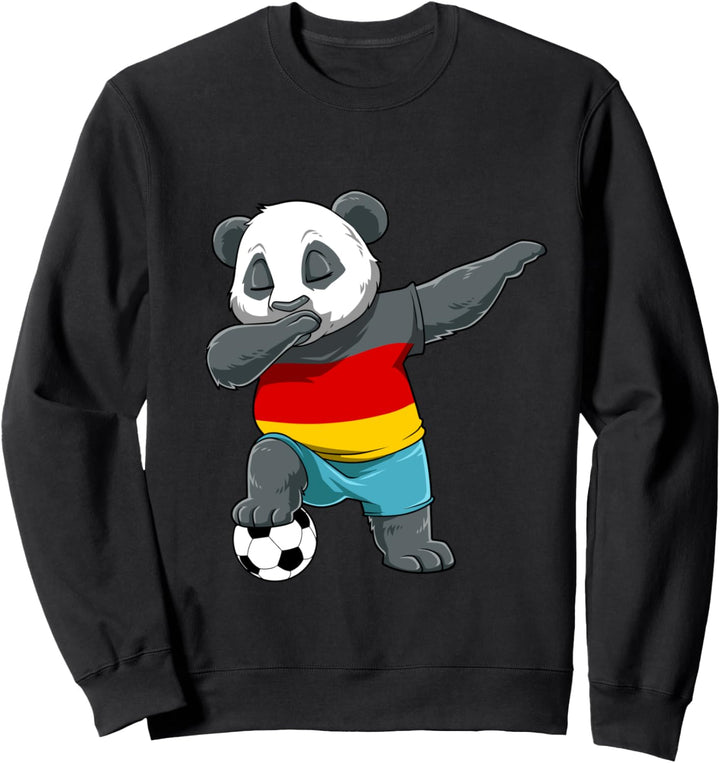 Dabbing Fussball Panda Deutschland Sweatshirt