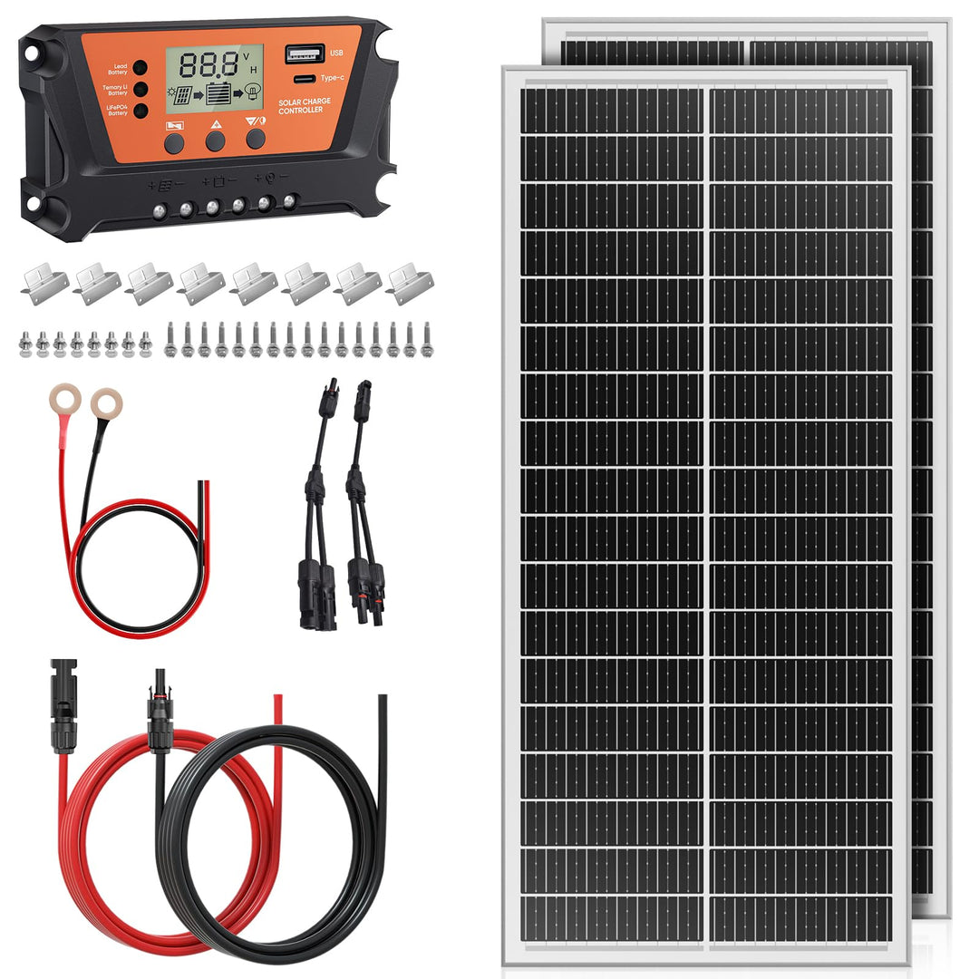 18BB Solarpanel, N-Type 12 V Solarmodul, 25% Hocheffiziente Monokristalline PV-Module, IP68-Wasserdi