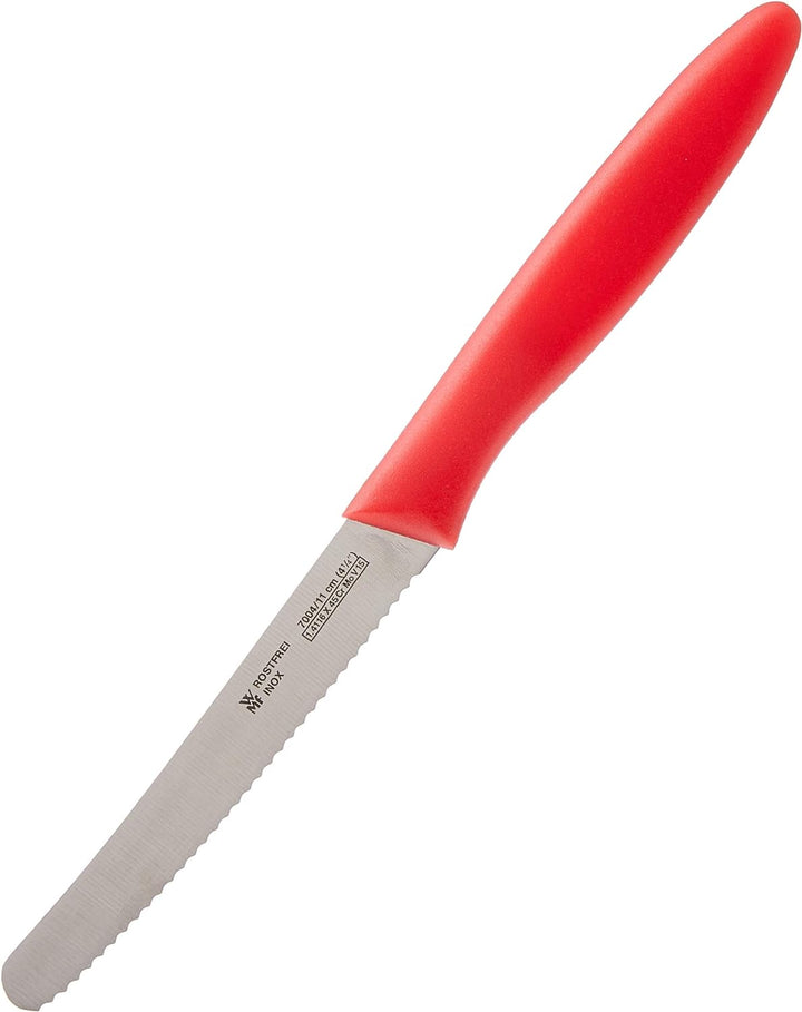 WMF Messerset, 2-teilig, mit Schälmesser und Gemüsemesser, Spezialklingenstahl, rot & Brotzeitmesser