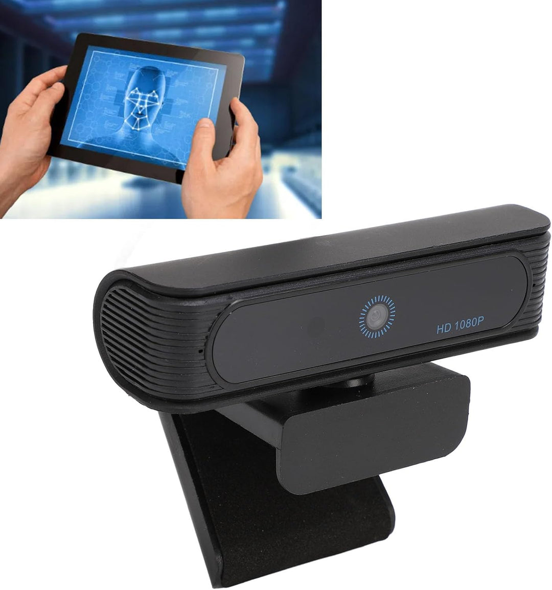 VBESTLIFE Gesichtserkennungs-Webcam, für Hello Full HD 1080P 30FPS, Streaming, Kompatibel mit für 11