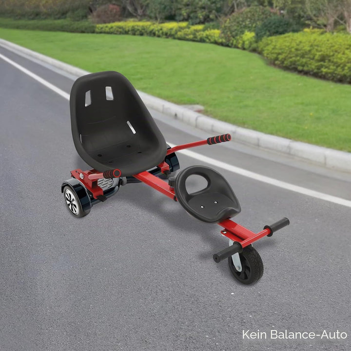 Hoverboard Sitz Verstellbarer für Self-Balance Scooter mit Frontreifen für 6.5"-10" Hoverboards, Uni