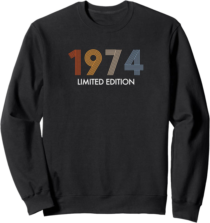 Retro 50 Jahre Jahrgang 1974 Limited Edition 50. Geburtstag Sweatshirt