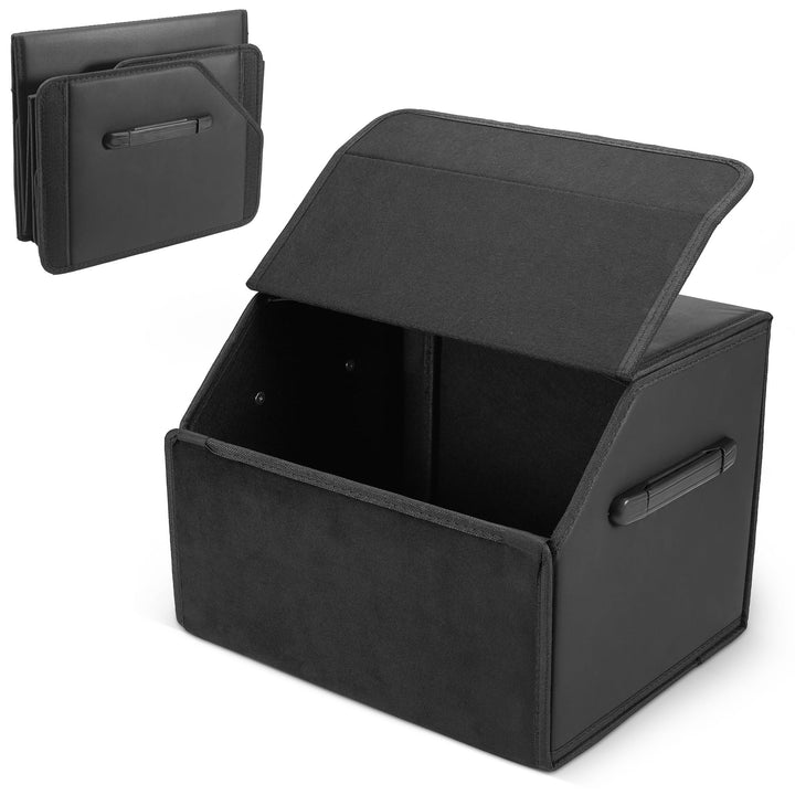 Auto Kofferraum Organizer, 38x31x30cm Auto Tasche Kofferraum mit Deckel, Zusammenklappbarer Kofferra