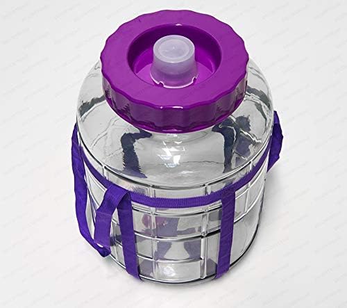 Browin Multifunktions Gärballon Universelles Glas mit Gärsystem Gärbehälter Glasballon Grösse zur Wa