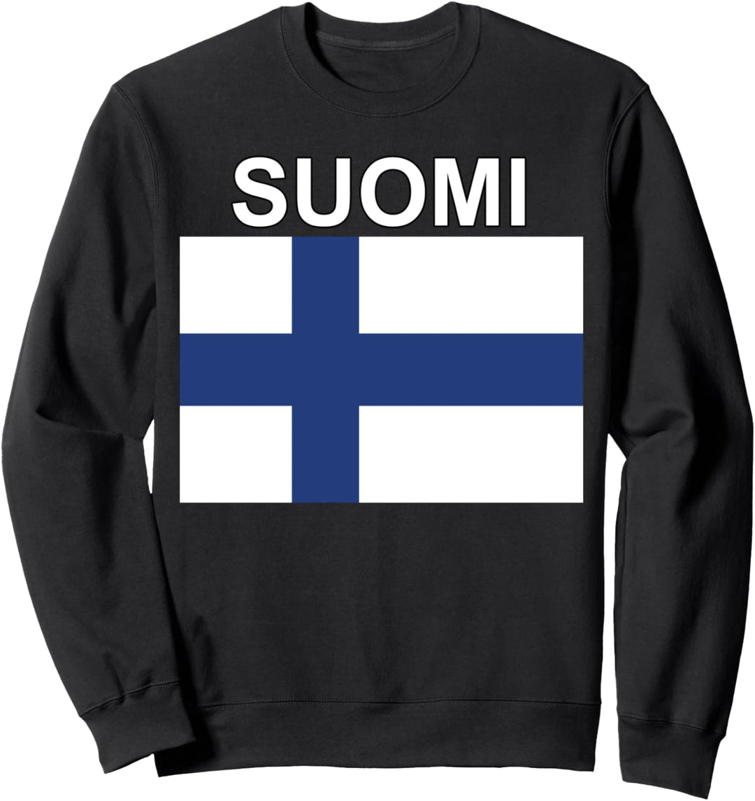 Suomi Flagge Finnische Sprache Design Sweatshirt