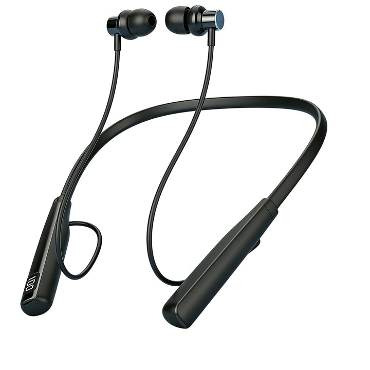Bluetooth 5.3 Nackenbügel Kopfhörer Sport Bluetooth Kopfhörer 30Std Akku | 3D Surround, Magnet Ohrhö