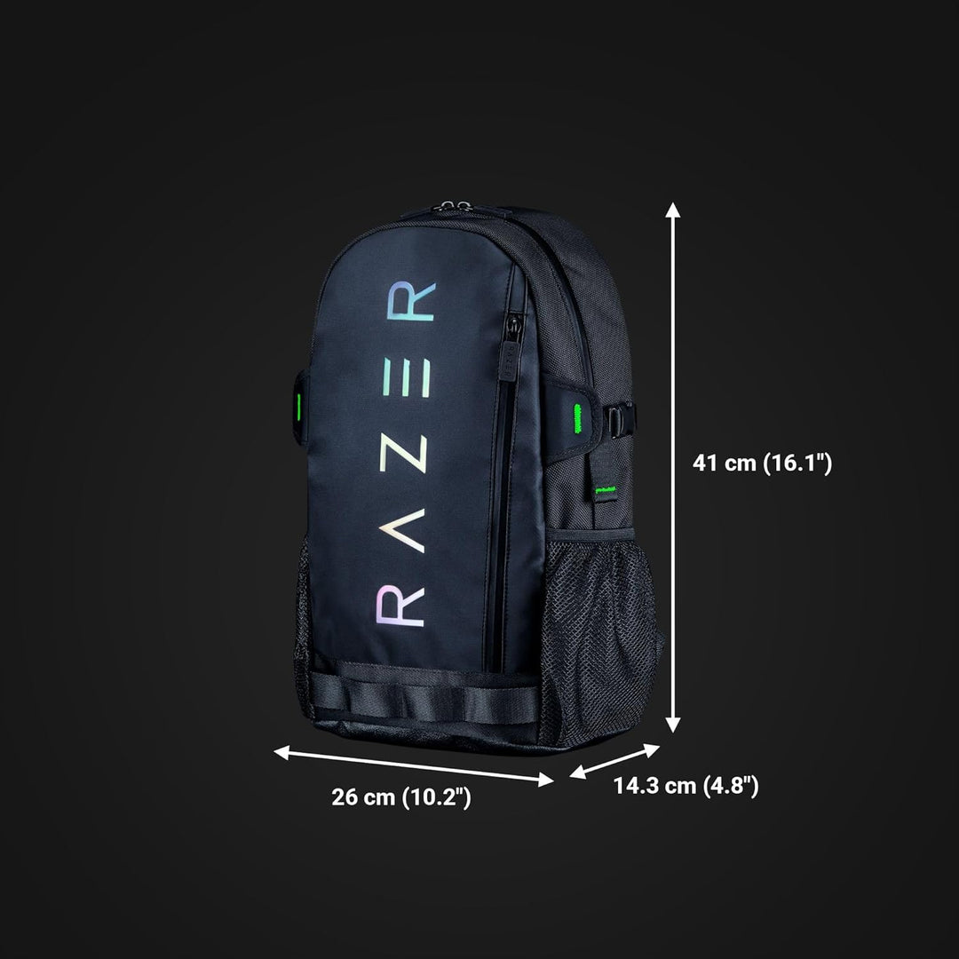 Razer Rogue V3 Backpack (13,3") Chromatic Edition - Kompakter Reise Rucksack (Fach für Laptop bis 13